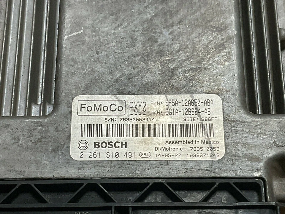 Lincoln MKZ EP5A-12A650-ABA PXY0 2014 motor de 2,0 L computadora ECM Foto 2 de 4