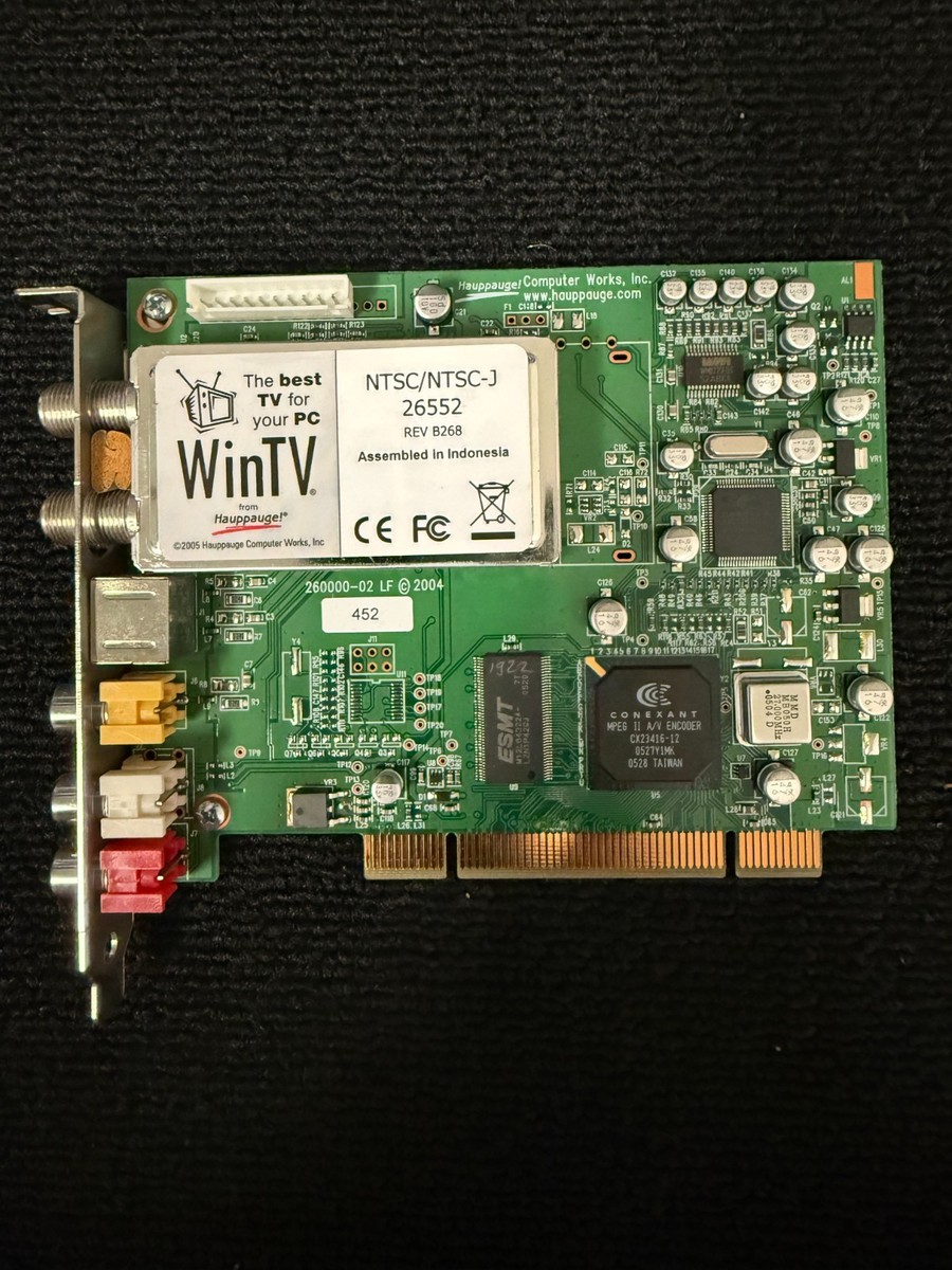 Hauppauge WinTV-PVR-150 PCI TV Tuner Card Analog Capture