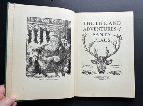 1932 The Life & Anventures of Santa Claus by Julie Lane, 1st Edition, HC - Picture 5 of 15