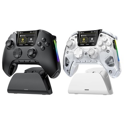 Sentriq Wireless Gaming Controller with Interactive Screen for Switch 2, PC