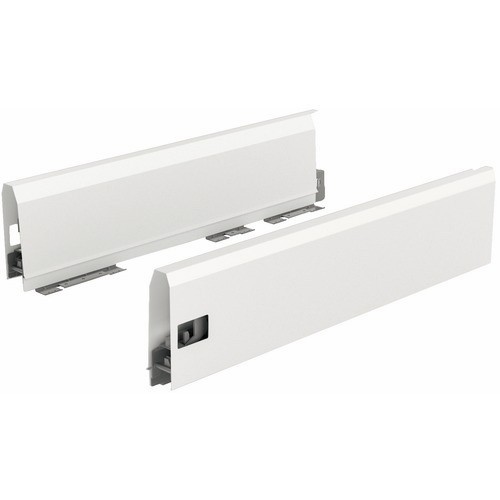 Profils ArciTech Hettich blanc hauteur 126 mm et longueur 300 mm pour tiroir de cuisine