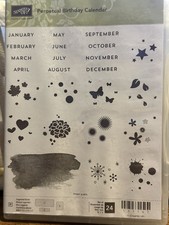 Stampin  Up Perpetual Birthday Calendar Photopolymer Stamp Set