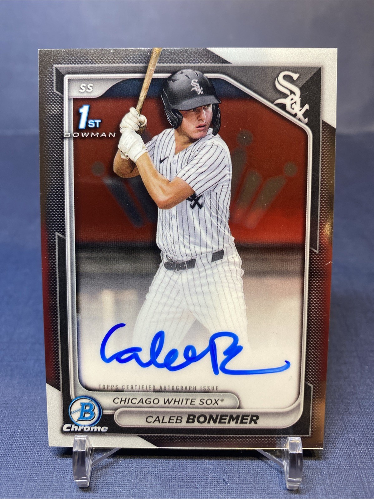 2024 Bowman Draft - Chrome Prospect Autographs Caleb Bonemer #CPA-CBO (AU, RC)