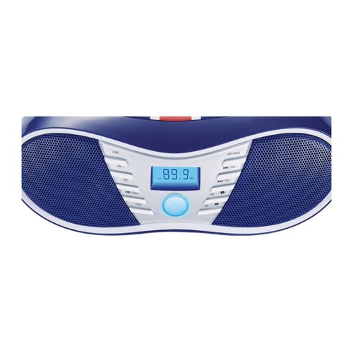 BigBen Connected, CD58 Reproductor FM y MP3 con diseño de bandera inglesa - Zdjęcie 2 z 5