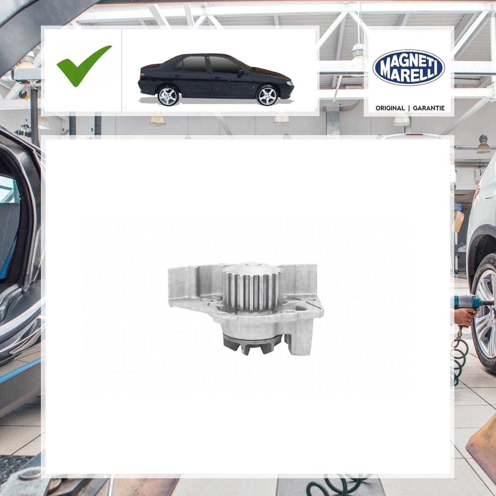 Magneti Marelli Wasserpumpe PEUGEOT 406 (8B) 1.8 16V