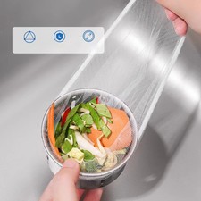 100-Pack Disposable Sink Filter Nets - Fine Mesh Drain Strainers for Kitchen B