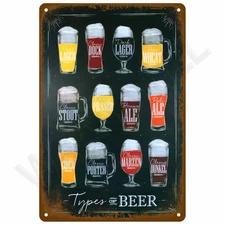 Vintage Items Aesthetic Men Bedroom Tin Metal Signs Home Décor 8x12 