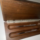 Jostens Wooden Pen Set in Presentation Box with 1Pen,1 lead pencil mid century — photo 8