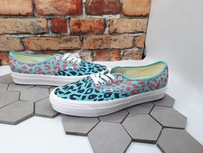 Vans Authentic Lx 44 Cheetah Pool Blue Pink South Beach Sneaker Men Sz 12 Rare