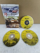 RalliSport Challenge PC Game 3-Disc Set w/ Booklet Microsoft Studios Racing Cl.