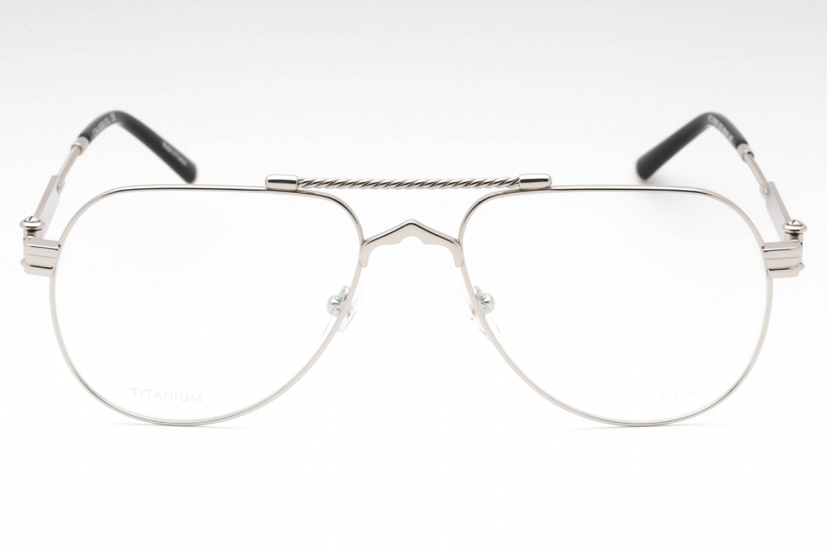 NWT Charriol PC75105-C02 59mm Shiny Silver Eyeglasses Amazon.com: Eyeglasses Philippe Charriol PC 75063 C02 Shiny  main image 4