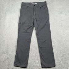 Carhartt Rugged Flex Relaxed Fit Canvas Work Pants Gray Men's 32x32 Utility