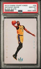 2019 Anthony Davis Case Hit Panini Court Kings Blank Slate PSA 10 POP 9 #38