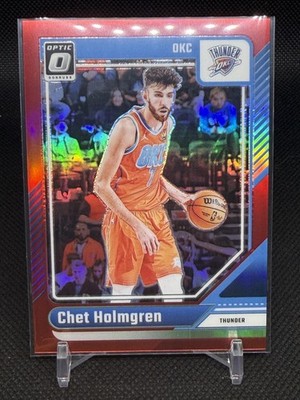 2024-25 Donruss Optic #23 Chet Holmgren Red #/99