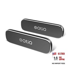  2 Pack Magnetic Car Mount, Phone Magnet for Car, Universal Stick On Black