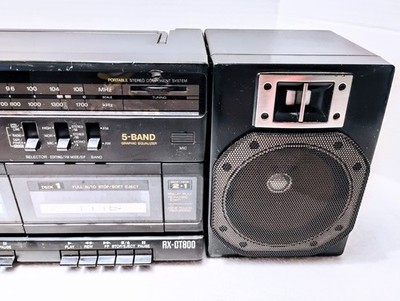 Vintage Panasonic RX-CT800 Portable Boombox AM FM Dual Cassette | eBay