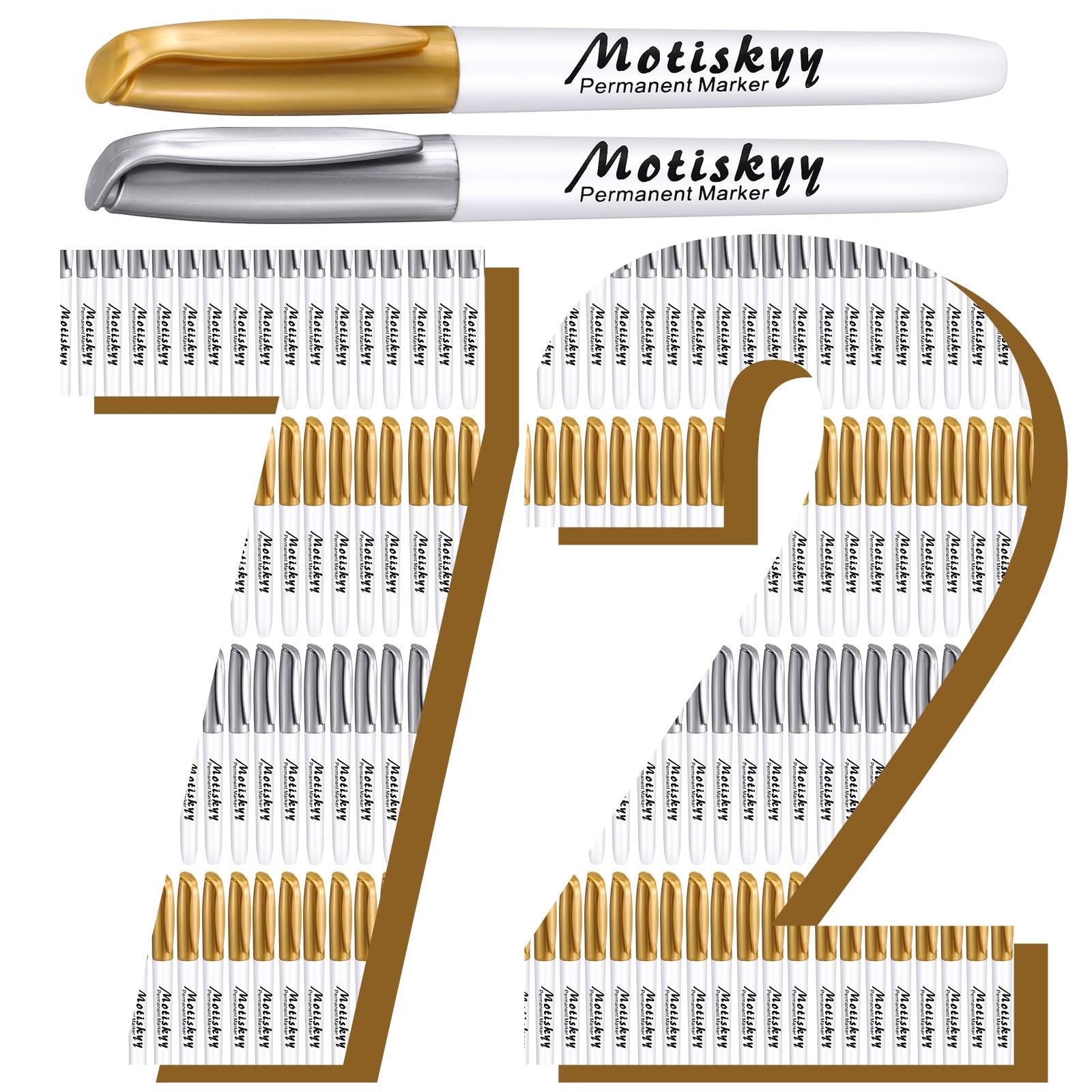 Bulk Metallic Marker Pens Medium T...