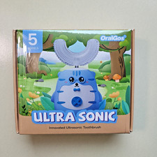 Kids 360  U-Shaped Electric Toothbrush Ultrasonic Silicone Blue 2-7Y