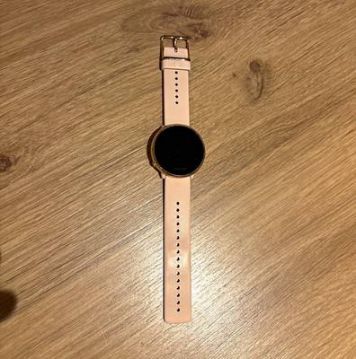 Polar Ignite Smartwatch GPS in Rosa/Gold mit Kalender/Datum, Deutsch