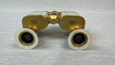 Antique 1922 Carl Zeiss Jena Pearl Teleater Opera Glass Binocular