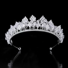 Swarovski zirconia Bride Wedding Crown tiara