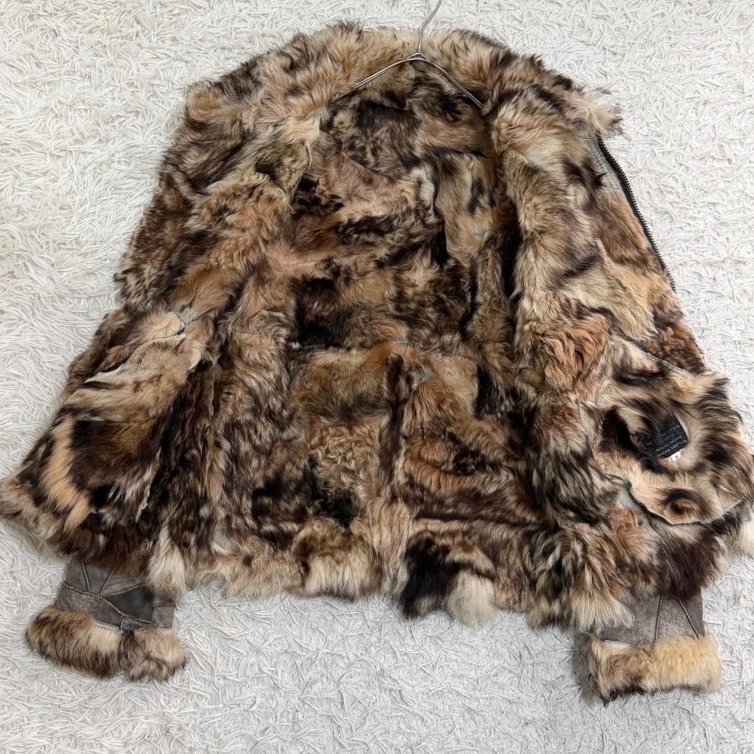 Avirex B-3 Patchwork Shearling Flight Jacket M Le… - image 8