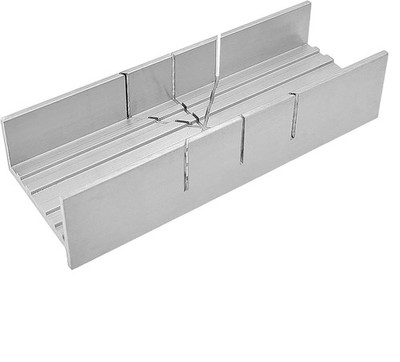 Kleine PRÄZISION Aluminium Gehrungsbox Präzisionsschnitt Werkzeug Gerade / 45 / 90 Grad