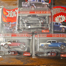 Hot Wheels '55 Chevy Bel Air Gasser Club Exclusive 1:64 Diecast Unopened 3( pcs)