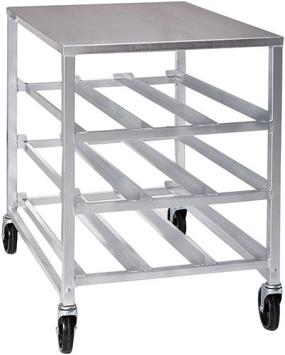 Channel Manufacturing 27.75" x 35.25" x 34" Aluminum Mobile Can Storage Rack
