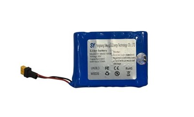 Hover-1 I-200 Hoverboard battery Yongkang SY-1865O-10S1P 36V 2.0Ah 72Wh