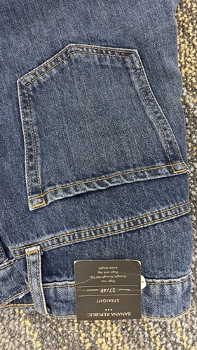 Banana Republic Jeans Womens Straight Leg Size 27 NWT 54$ - Picture 5 of 6