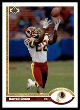1991 Upper Deck Darrell Green Washington Redskins #438