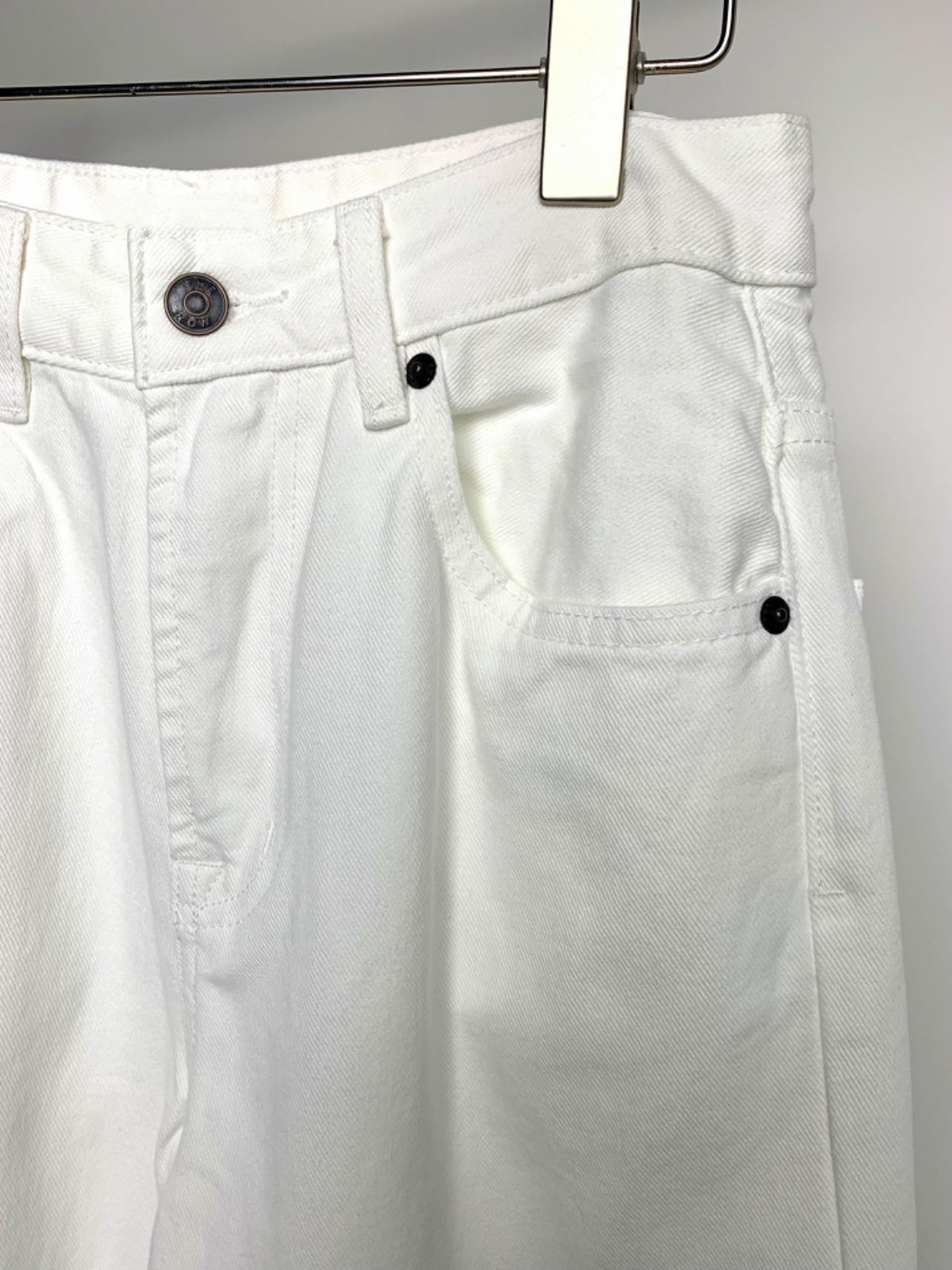 FILA Pantaloni dritti THE ROW donna primaverile cotone vita media larghi larghi larghi larghi