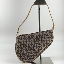 Borsa da sella originale Christian Dior 2001 Trotter accessorio marsupio tela...