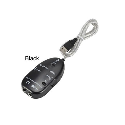 USB Guitar Link Cable Adapter For PC/Computer BAK
