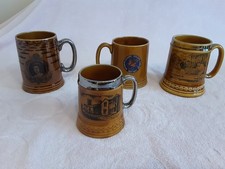 Lord Nelson Pottery Tankards x 4 Various Designs - lot 2
