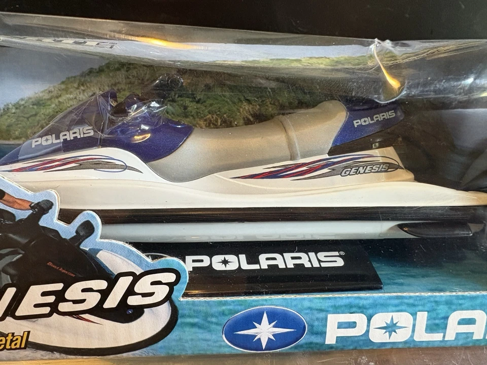 2000 Ertl Polaris Genesis Jet Ski embarcação de metal fundido 1:18 nova na caixa + placa de 4x16” - Imagem 3 de 4