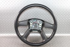 03-06 Gm Truck Black Leather Driver Column Steering Wheel Wo Controls Oem Wty 03-06 Gm Truck Black Leather Driver Column Steering Wheel Wo Controls Oem Wty