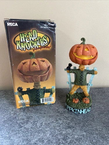 Vintage NECA Head Knockers- Noble Head- Pumpkin Head- Retired- Open Box