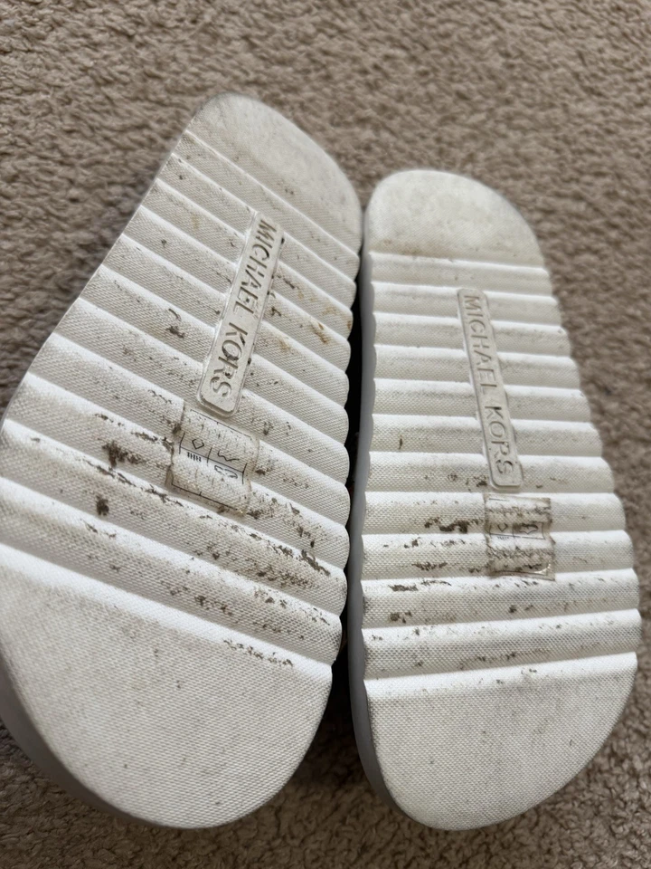 Michael Kors Toboganes Mujer 6 Rayas Multicolor Rojo Marrón Blanco Informal Sin Cordones Foto 4 de 4