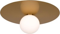 Weiß Messing Glamour Moderne Deckenlampe Deckenleuchte 1X7W/G9 45X19 [Cm]