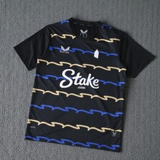 Everton FC 2025/26 Third Soccer Jersey Black Men’s Fan Shirt New Football