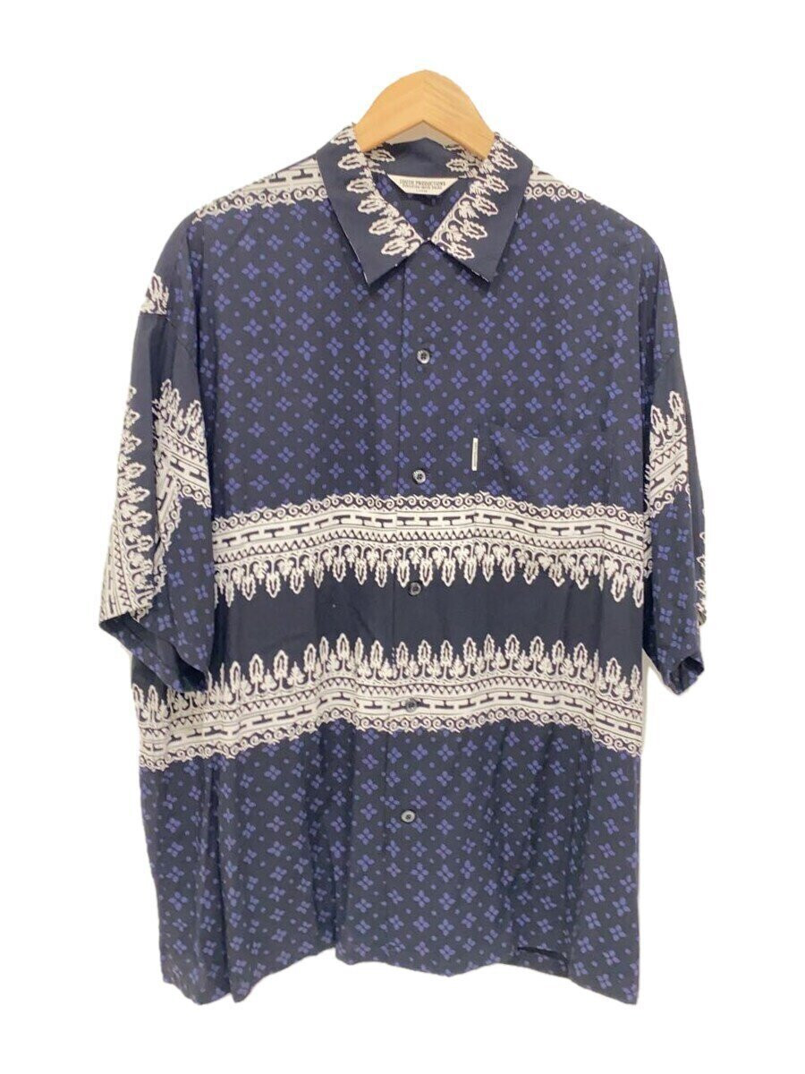 COOTIE Rayon Open Collar S/S Shirt Short Sleeve Shirt/L/Black/CTE 