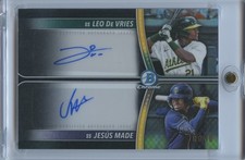 Leo De Vries / Jesus Made 2025 Bowman Chrome Auto Autograph Black SSP RC 10/10