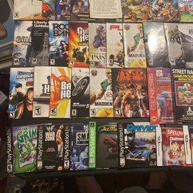 Lot Of 55 Mixed Lots Of Manuels/Game Maps (Intellivision,DS,PS3,Ps1,etc.)