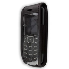 caseroxx custodia in pelle con clip da cintura per Samsung E1080 in vera pelle nera