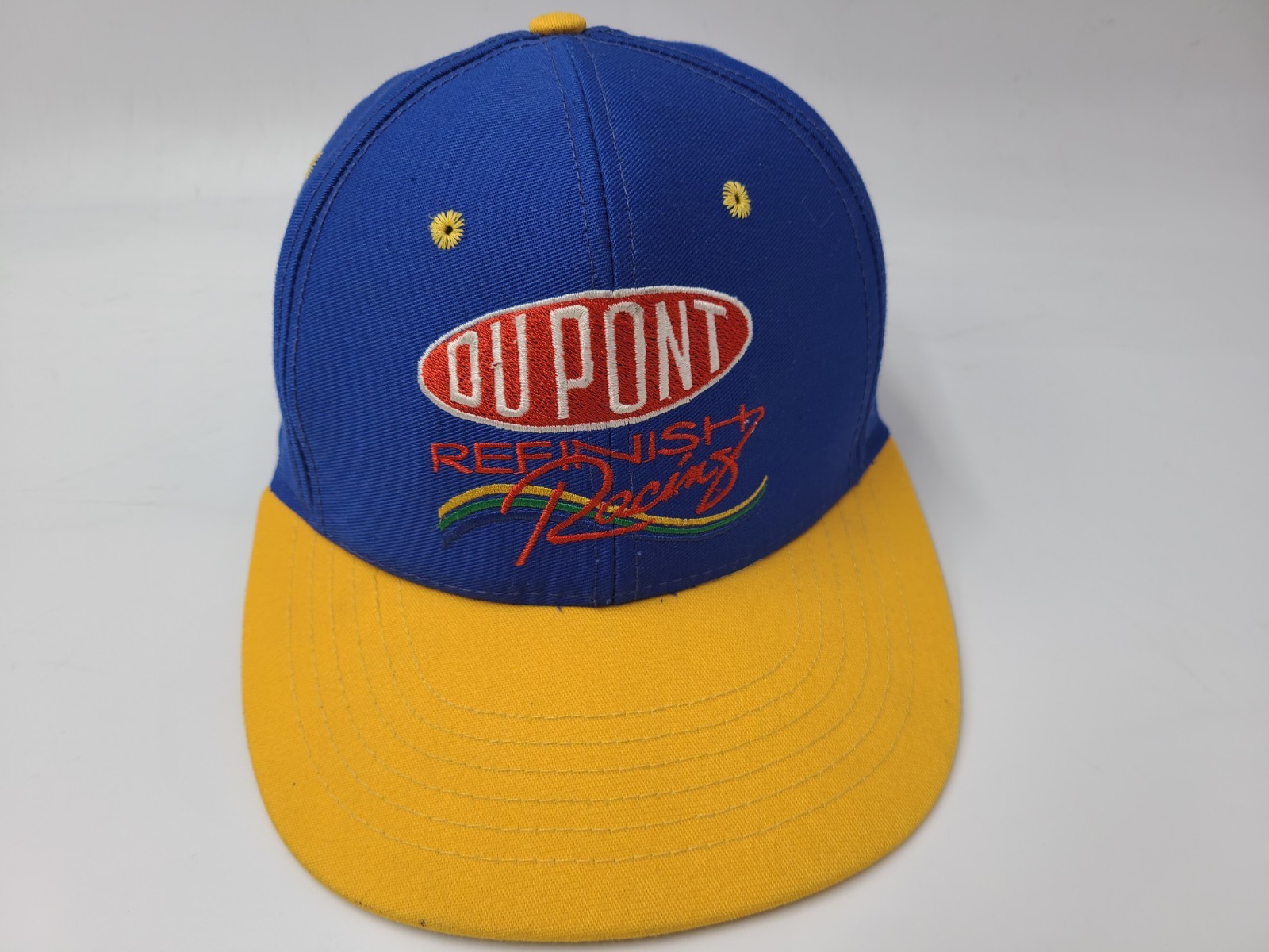 Vintage Jeff Gordon #24 DuPont Refinish Racing Snapback Hat Cap NASCAR USA Blue