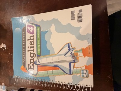BJU English 4 Writing & Grammar Teacher s  Edition Text Book with CD 4th Grade