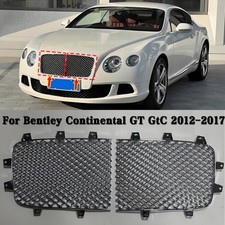 3w3853683a684a Silver Radiator Grill For Bentley Continental Gt Gtc 2012-2017