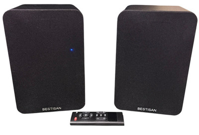 SR04-01 Bookshelf Speakers with BT and Sub Out Port, Theatre TV, PC or Rec Play
